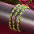 Bracelet Kikiballa en cristal vert palmier